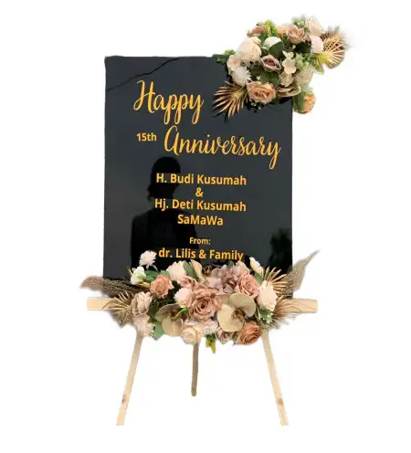 Papan Bunga Akrilik Kepurun