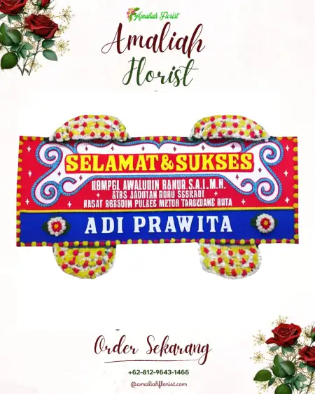 Papan Bunga Ucapan Selamat Kepurun